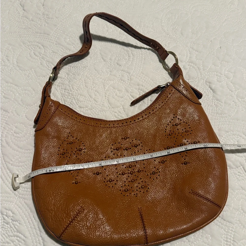 Kenneth‎ Cole Vintage Brown Leather Hobo Bag